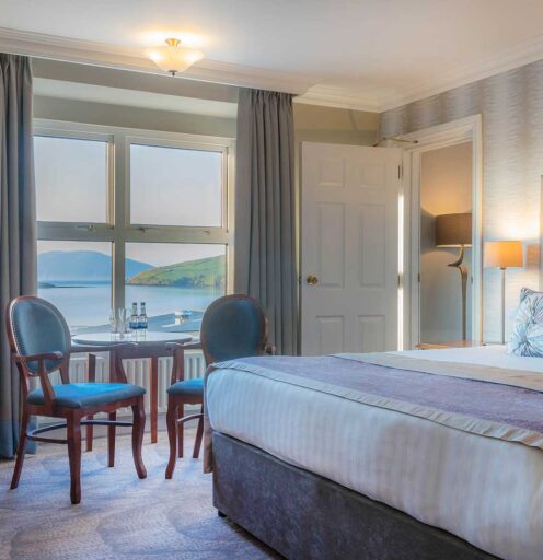 Accomodation In Dingle Luxury Hotels Kerry Dingle Skellig   Exective Family Room 300 Bedroom 496x512 